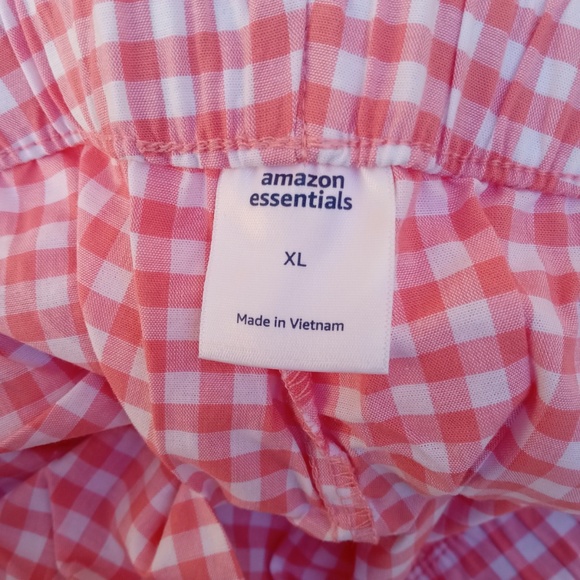 Women's Amazon Essentials Pajama Set Pink XL New - Picture 8 of 9